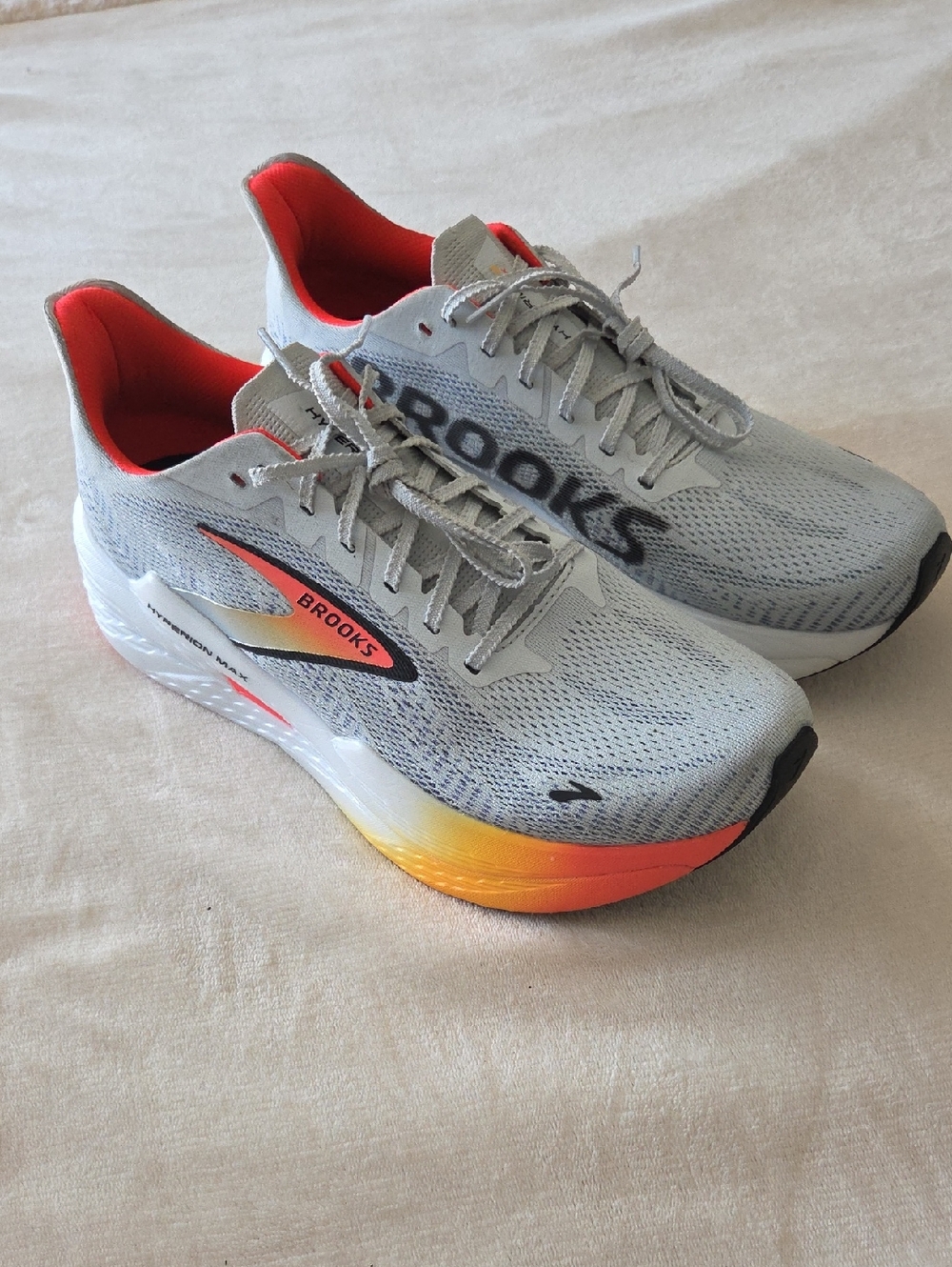 Immacculate Men's Hyperion 2 Max, Grey & Orange. Size 11.5